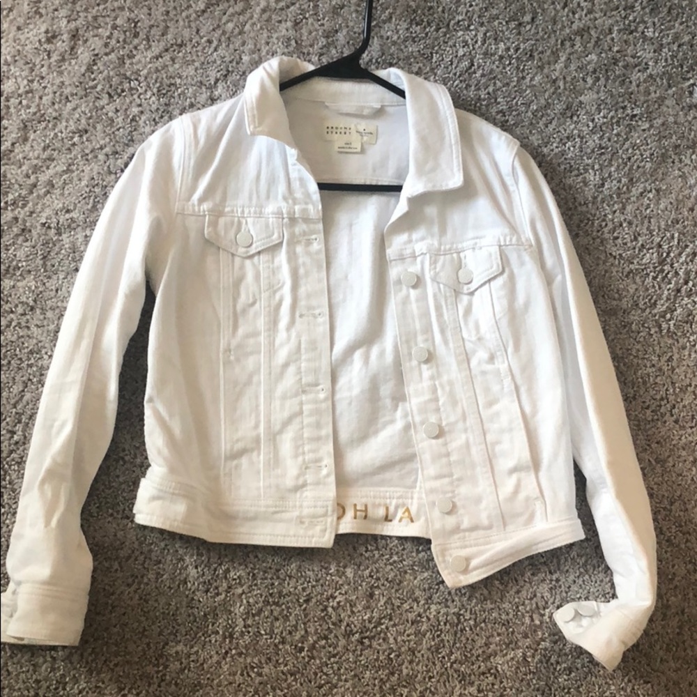 White Jean Jacket